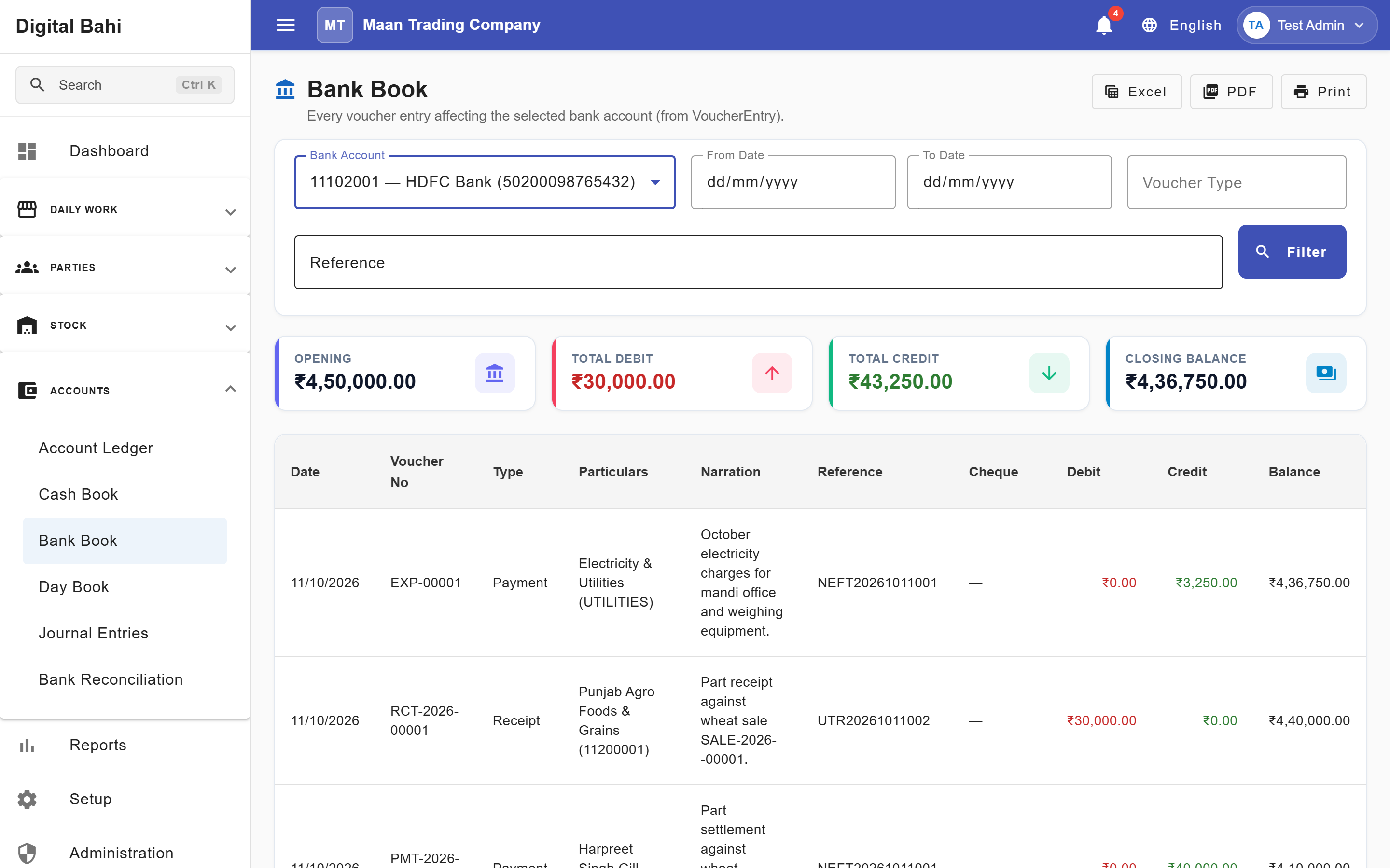 Bank Book