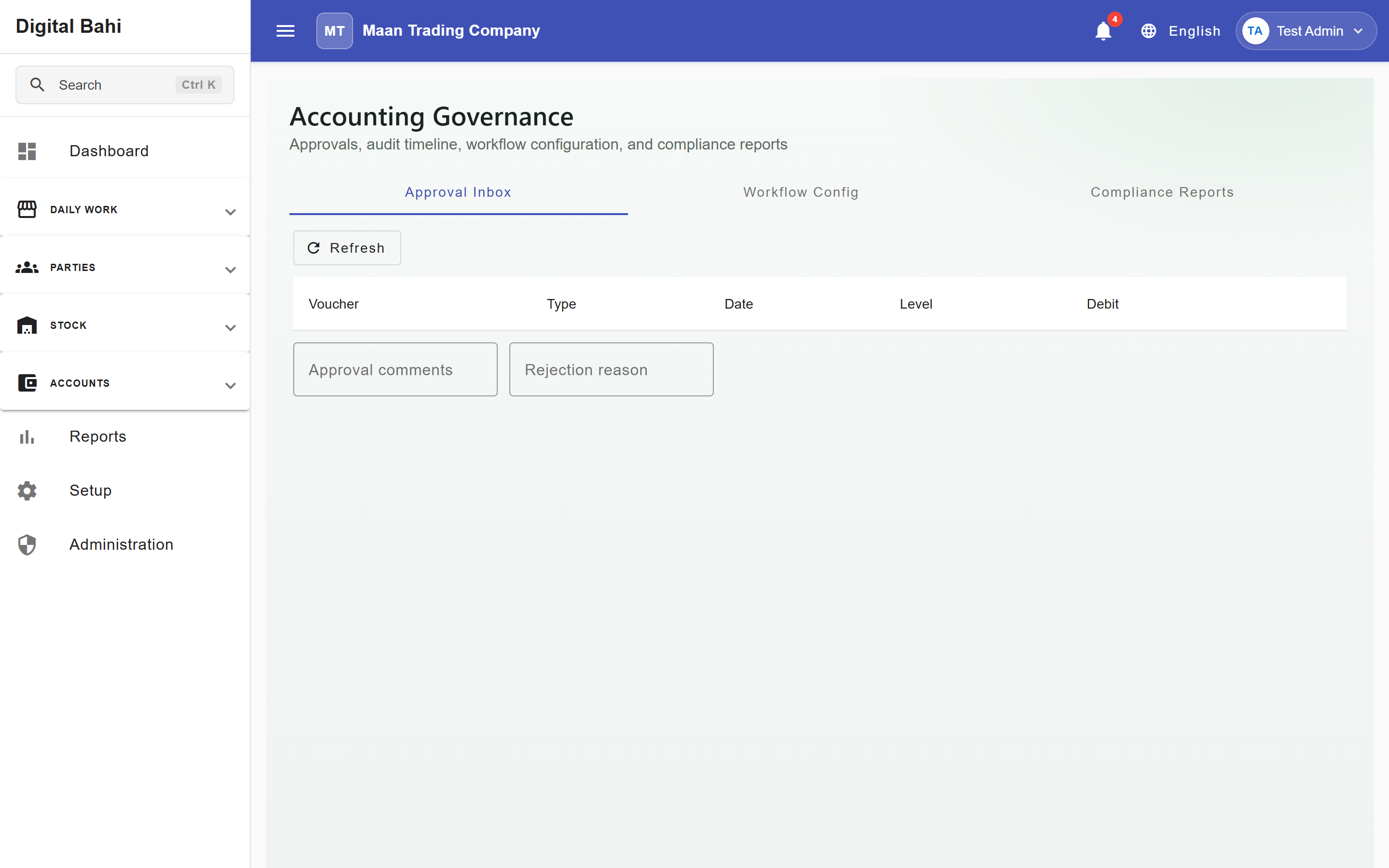Accounting Governance &amp; Approvals Hub